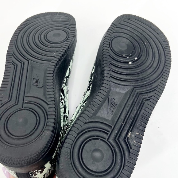 Nike Air Force 1 Foamposite Pro Cup Glow Snakeskin Shoes Men's Size 10 - Picture 13 of 16